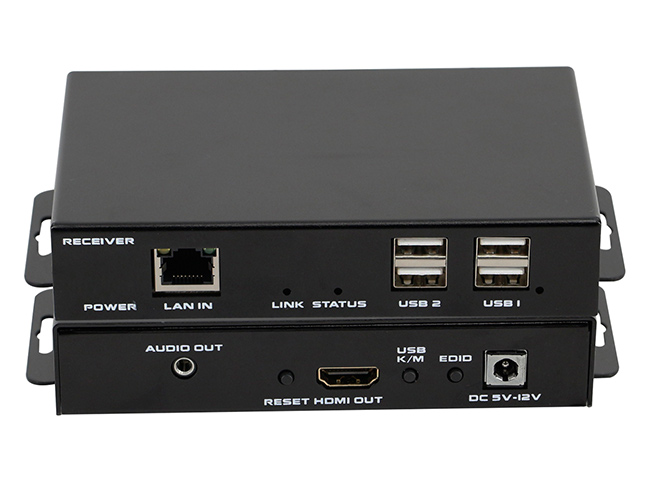 4K Ultra HD KVM&USB over IP Extender