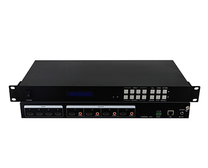 HDMI Matrix Switcher 4x4 4K60 4 4 4 with remote RS232 and TCP/IP with EDID video and audio visual equipment manufacturers