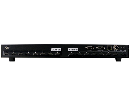 8x8 HDMI matrix switcher with EDID support RS-232 and TCP/IP Control(WEB GUI, APP and PC control software)