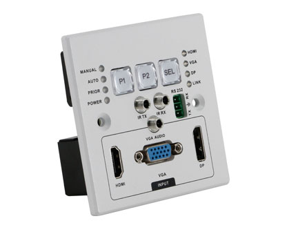 4K-DisplayPort+HDMI+VGA-inputs-HDBaseT-Wallplate-Transmitter