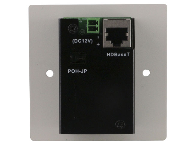 HDMI Eextender 4K60 HDBaseT AV Wallplate POC Receiver 100M