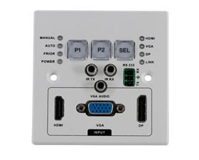 4K-DisplayPort+HDMI+VGA-HDBaseT-Wallplate-Transmitter 4K-DisplayPort+HDMI+VGA-HDBaseT-Wallplate-Transmitter