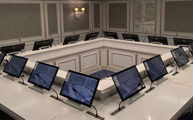Enterprise meeting room and BeingHD cooperation distributed matrix customization case