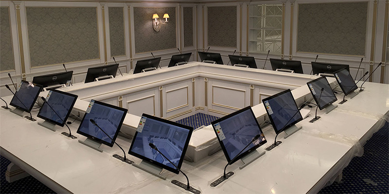 Enterprise meeting room and BeingHD cooperation distributed matrix customization case