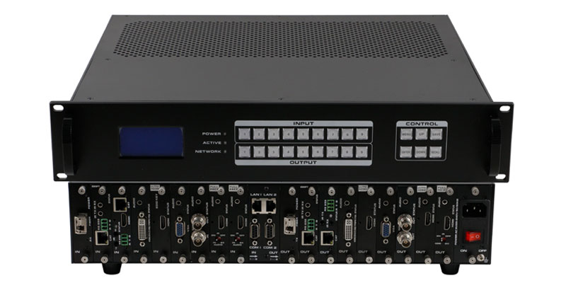 How to use the video wall function of the 4k modular HDMI matrix switcher?-BeingHD tells you