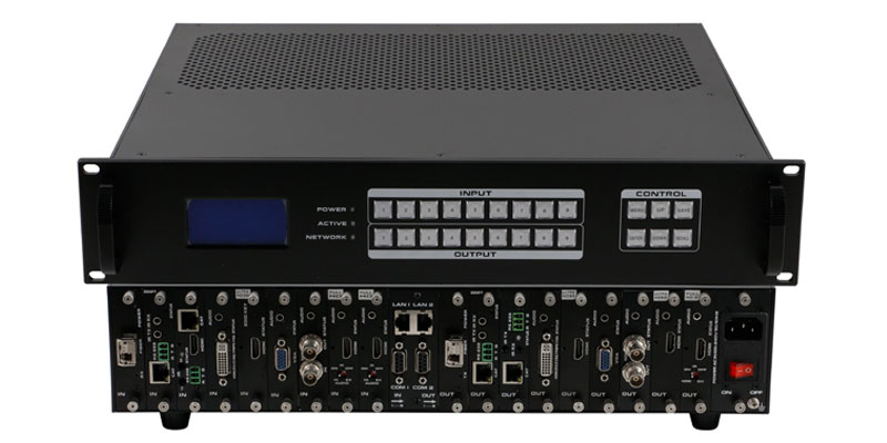 How to use the video wall function of the modular matrix switcher?-BeingHD tells you
