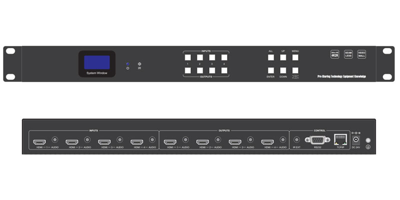 What is an HD matrix switcher, and what is the function of the HD matrix switcher?