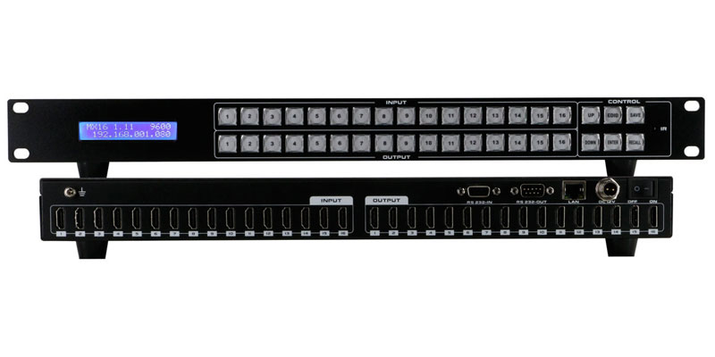 5 features of 16x16 HDMI matrix switcher