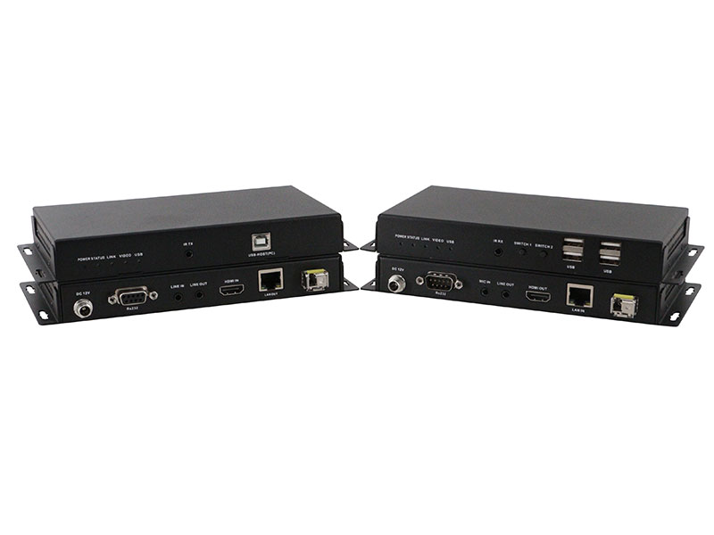 Is it better of fiber extender or ethernet cable extender for long-distance extend? The AV Over IP 4K HD KVM optical fiber extender all in one