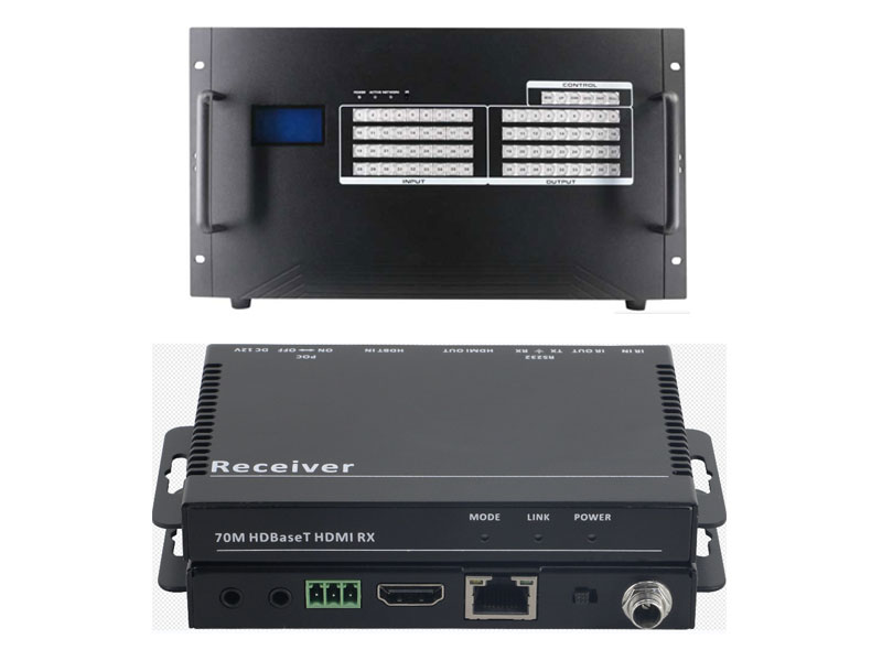 Application Of HDBaset HDMI Extender And High-definition HDMI Matrix Switcherfinition HDMI Matrix Switcher