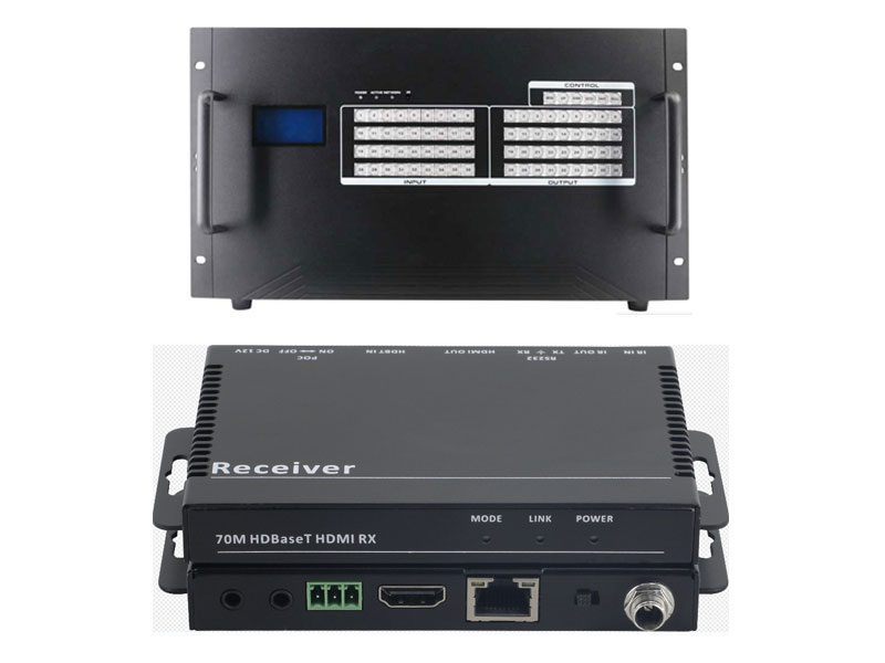 Application Of HDBaset HD Extender And High-definition HD Matrix Switcherfinition HD Matrix Switcher