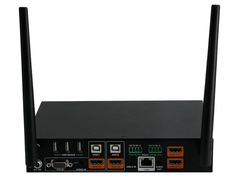 The 4-screen Wireless Presentation Kit Makes It Easier To Screen Computer Signal In The Conference Room