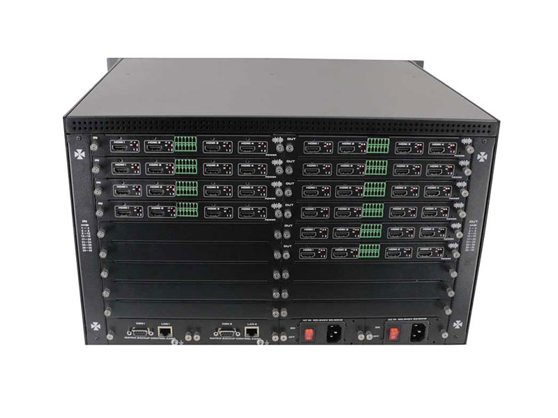 The ultra-high frame rate of the 4k60 high-definition HDMI Modular Matrix Switcher Brings You a Different High-definition Visual Feast