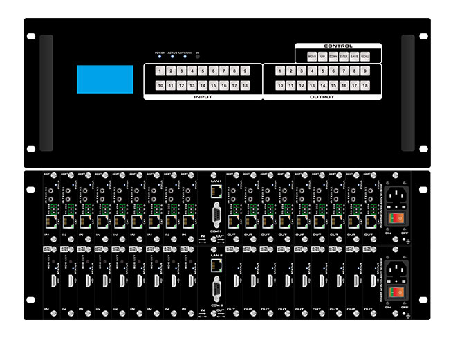 How does modular 4K HD matrix in the upgrading of conference rooms work?