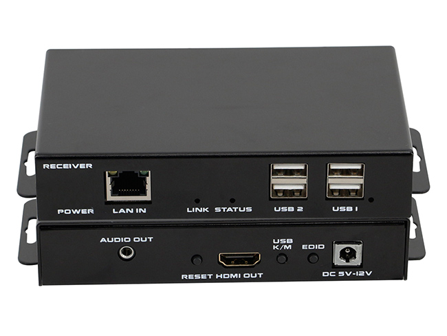 4K Ultra HD KVM&USB over IP Extender
