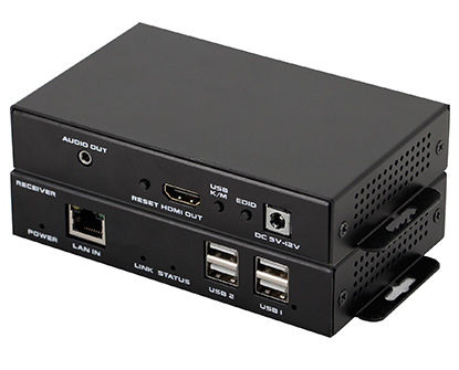 4K Ultra HD KVM&USB over IP Extender