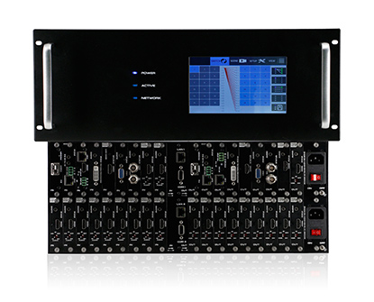 4K/60 18x18 HD Matrix Switcher w/Video Wall Processor, Scaling, Apps & Separate Audio