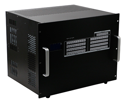 4K60 Modular seamless Video matrix switcher 36x36 with Video wall processor,Scaling, Apps & Separate Audio