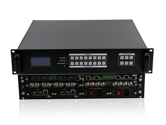 Modular HDMI Matrix Switcher 8x8 chassis with Video Wall RS232