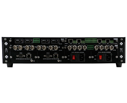 Modular Video matrix switcher 8x8 support DVI, HD, HDBaseT, Fiber Optic, 3G-SDI signals