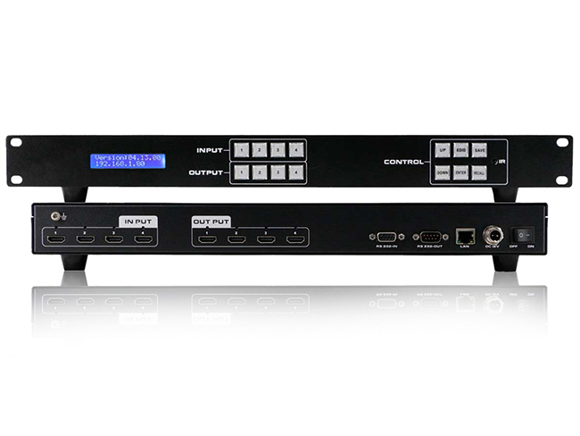 4x4 4K HDMI matrix switcher with EDID support RS-232 and TCP/IP