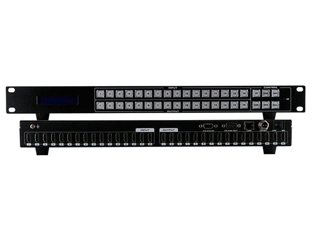 4K16x16 HD matrix switcher with EDID RS-232 and TCP/IP Control