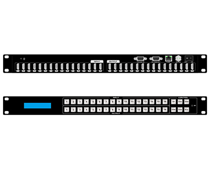 4K16x16 HD matrix switcher with EDID RS-232 and TCP/IP Control