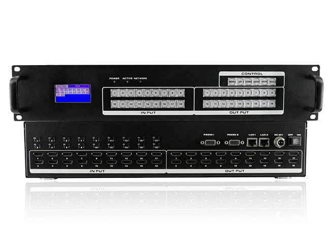 18x18 HD matrix switcher with EDID RS-232 and TCP Discontinued