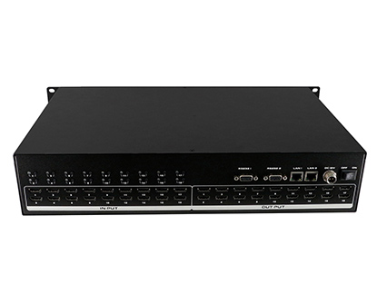 HDMI matrix switcher 18x18 plus with EDID support RS-232 and TCP/IP Control(WEB GUI, APP and PC control software) video and audio visual equipment manufacturers