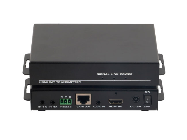 4K30 HDMI Extender HDBaseT Transmitter and Receiver w/EDID Audio