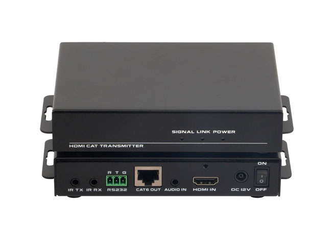 4K30 HD Extender HDBaseT Transmitter and Receiver w/EDID Audio