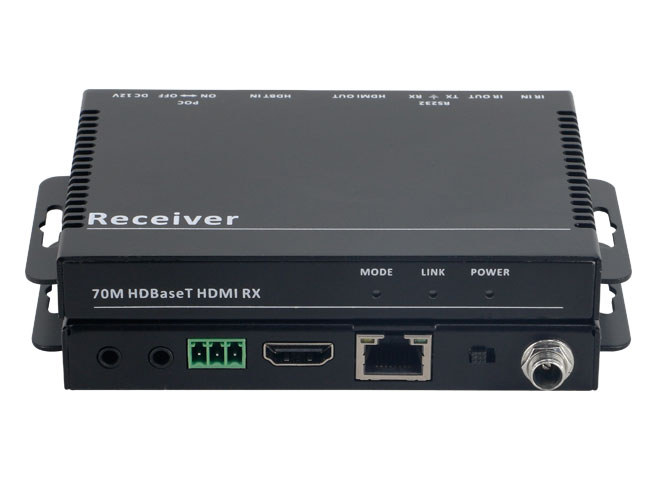 4K30 HD Extender HDBaseT transmitter and receiver w/ PoC