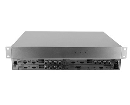 Modular HDMI matrix switcher 8x8 chassis with Video Wall