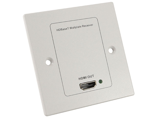 HDMI Eextender 4K60 70M HDBaseT Wallplate Receiver 1080P 100M