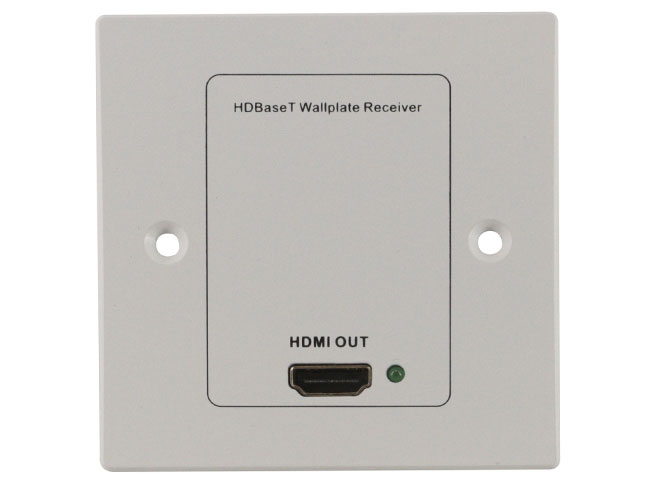 HDMI Eextender 4K60 70M HDBaseT Wallplate Receiver 1080P 100M