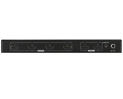 4K Video Wall controller 2x2 with audio out IR remote and push-button control splicing edge adjustment av equipment suppliers