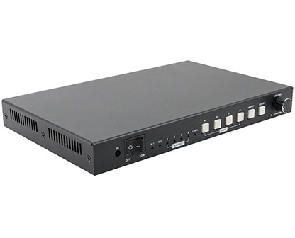 4K Video Wall controller 2x2 with audio out IR remote and push-button control splicing edge adjustment av equipment suppliers