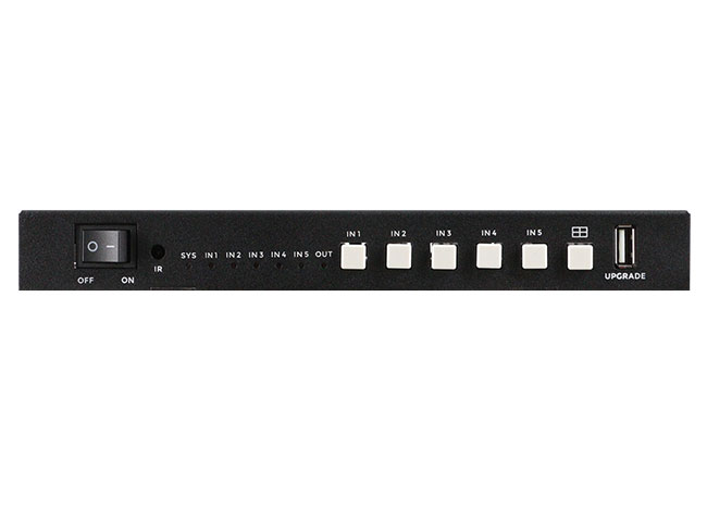 4K60 5x1 Multiviewer Quad Screen seamless switcher VPX-501-4K60