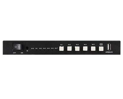 4K60 5x1 Quad Screen Multiviewer seamless switcher VPX-501-4K60