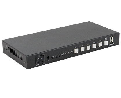 4K60 5x1 Quad Screen Multiviewer seamless switcher VPX-501-4K60