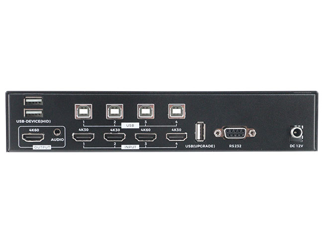 4x1 4K60 KVM HD Multiviewer Quad Screen seamless switch w/ IR