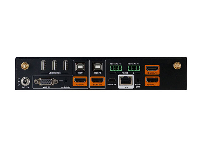 4K Wired Presentation HD Switcher with multiviewer and scaling