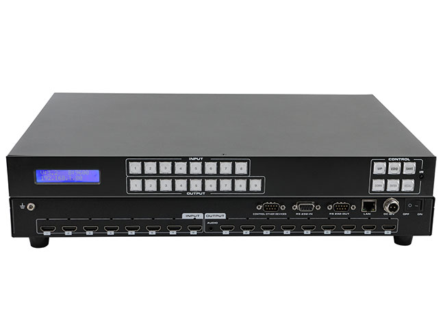 4K30 HDMI 8x9 Matrix Switcher with APP/WEB/IR Remote/PC control