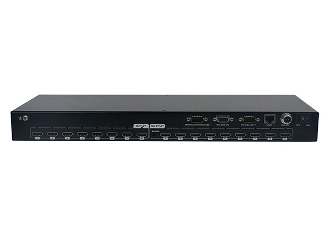 4K30 HD 8x9 Matrix Switcher with APP/WEB/IR Remote/PC Control