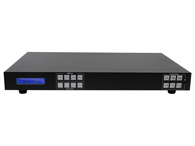 4x4 4K60 HD Matrix Switcher with Audio IR RS232 APP Control