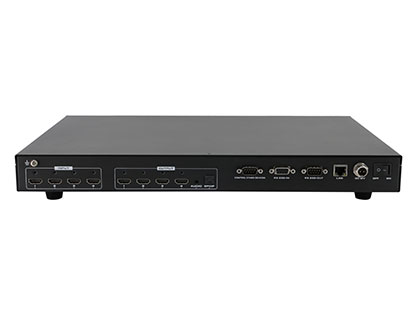 4x4 4K60 HD Matrix Switcher with Audio IR RS232 APP Control