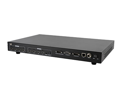 4x4 4K60 HD Matrix Switcher with Audio IR RS232 APP Control