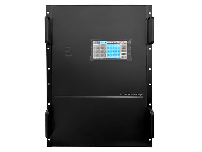 Modular HDMI matrix switcher 80x80 chassis with Video Wall EDID