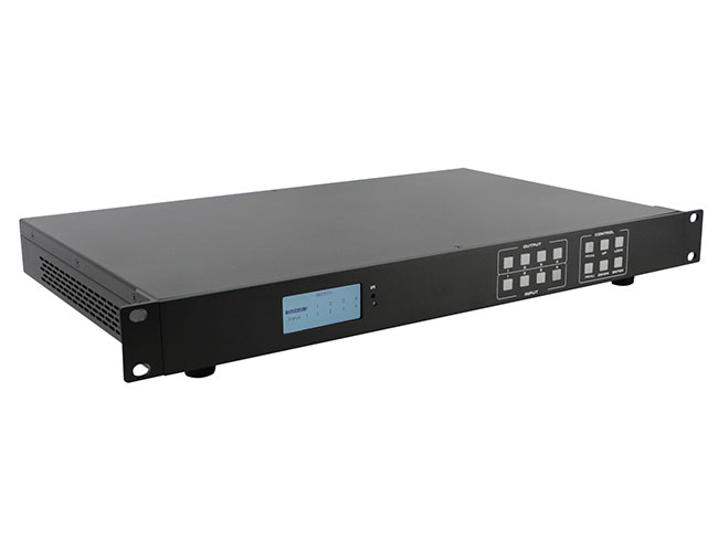 4x4 4K60 18Gbps HDMI2.0 Seamless Matrix Switcher With Video Wall