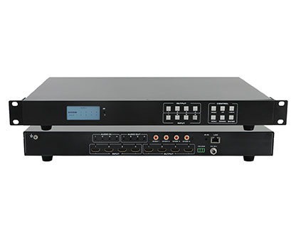 4x4-4K60-18Gbps-HDMI2.0-Seamless-Matrix-Switcher-With-Video-Wall，-Multi-Viewer-and-Scaler-functions2